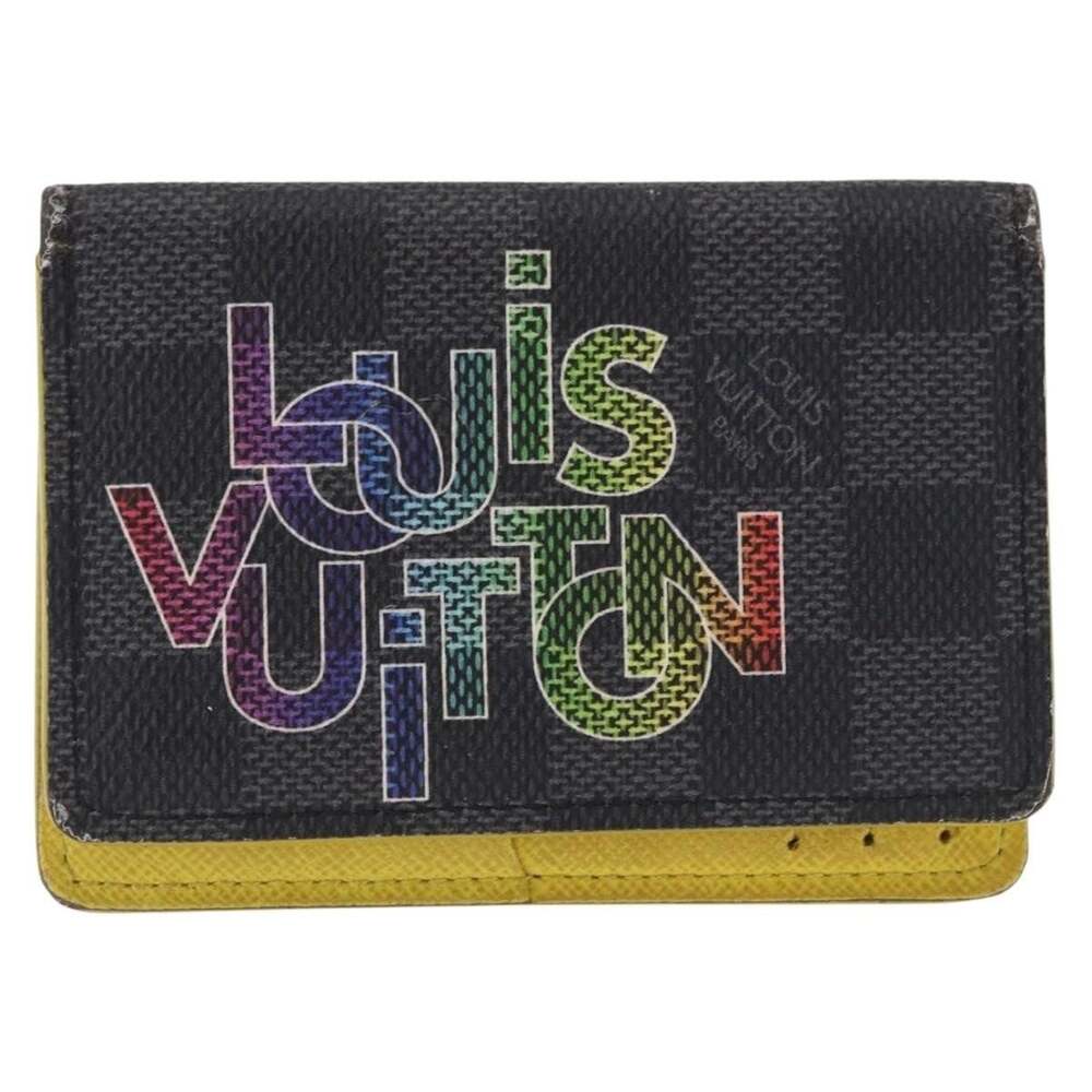 Louis Vuitton Damier Graphite Portefeuille Multripru Bifold Wallet Black